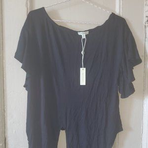 Tie front shirt and leotard